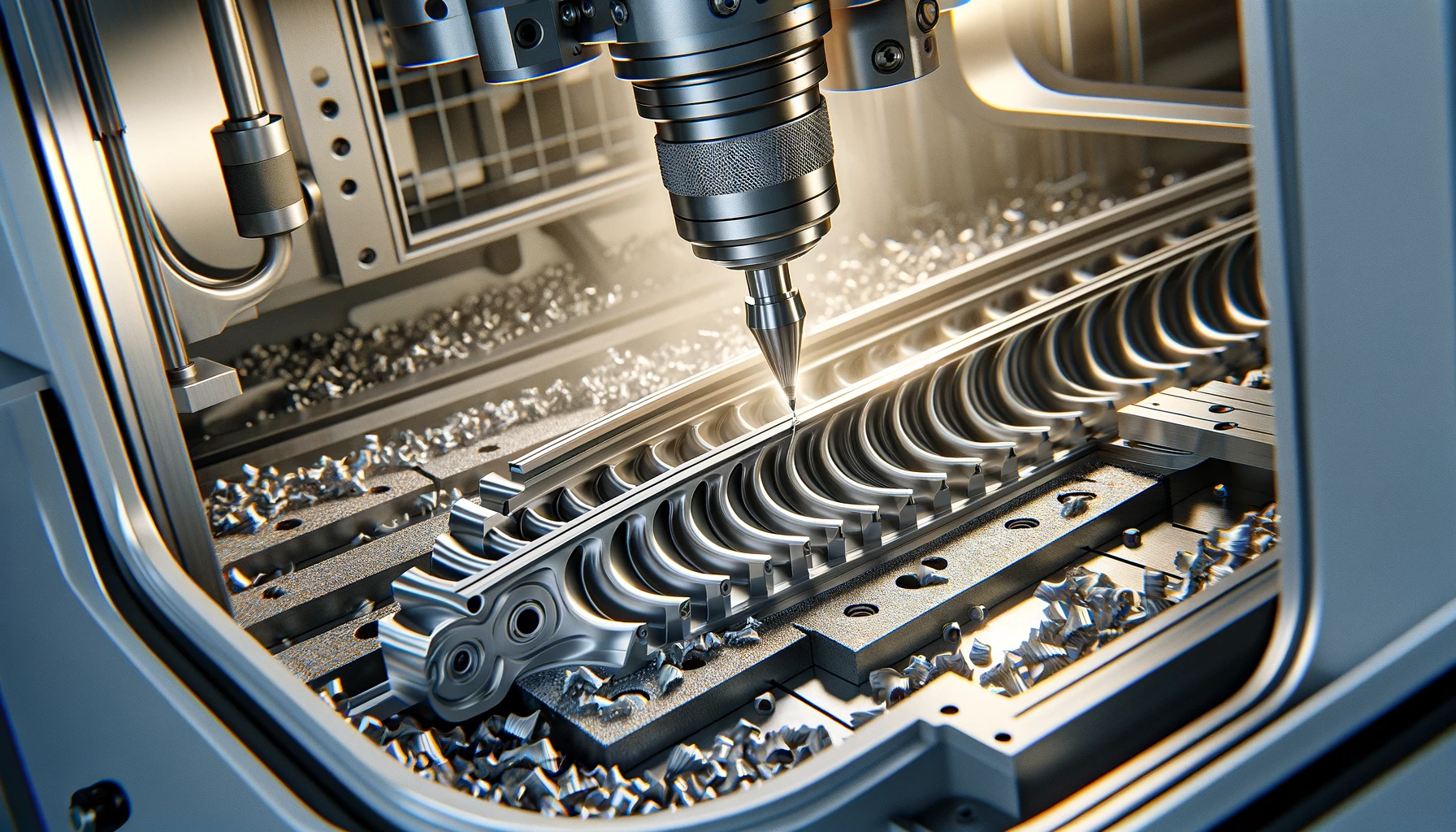 Precision CNC Machining of Rails