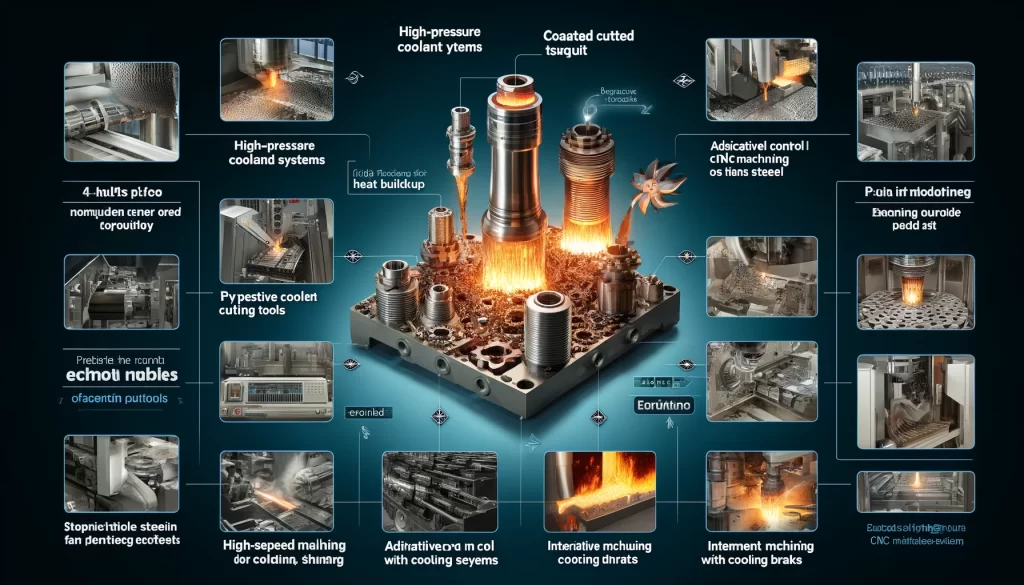 What Strategies Does CNC Machining Employ to Mitigate Heat Buildup in Stainless Steel Parts