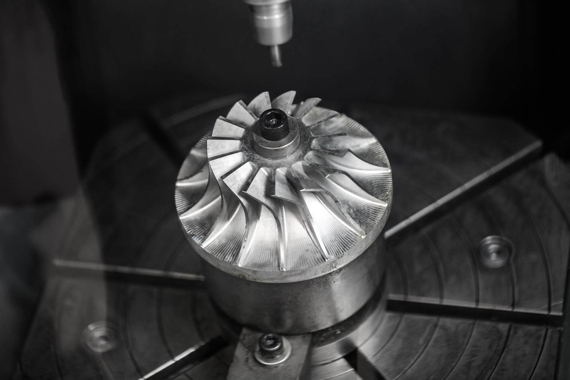 impellers and turbine blades for jet engines with CNC Machining
