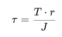 torsional shear stress 
