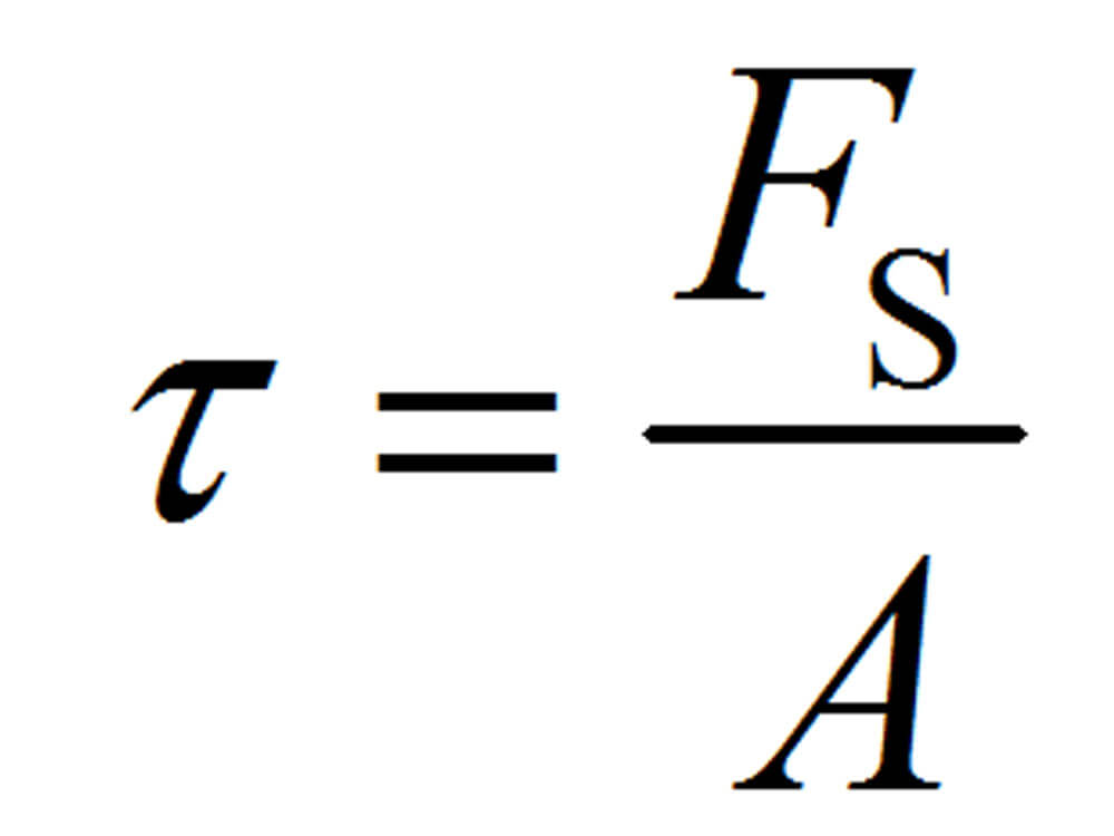 Shear Stress Equation